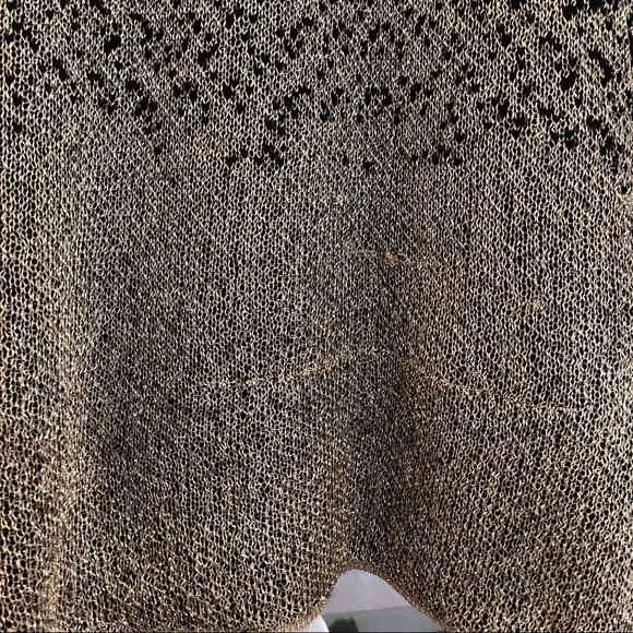 ADRIENNE VITTADINI Black & Gold Long Sleeves Classy Stylish Cardigan S/M - Picture 7 of 8